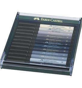 Bút cọ Pitt Artist Basic, B, 12 Tông Màu Xám 